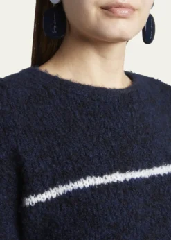 Giorgio ArmaniStriped Cashmere Pullover