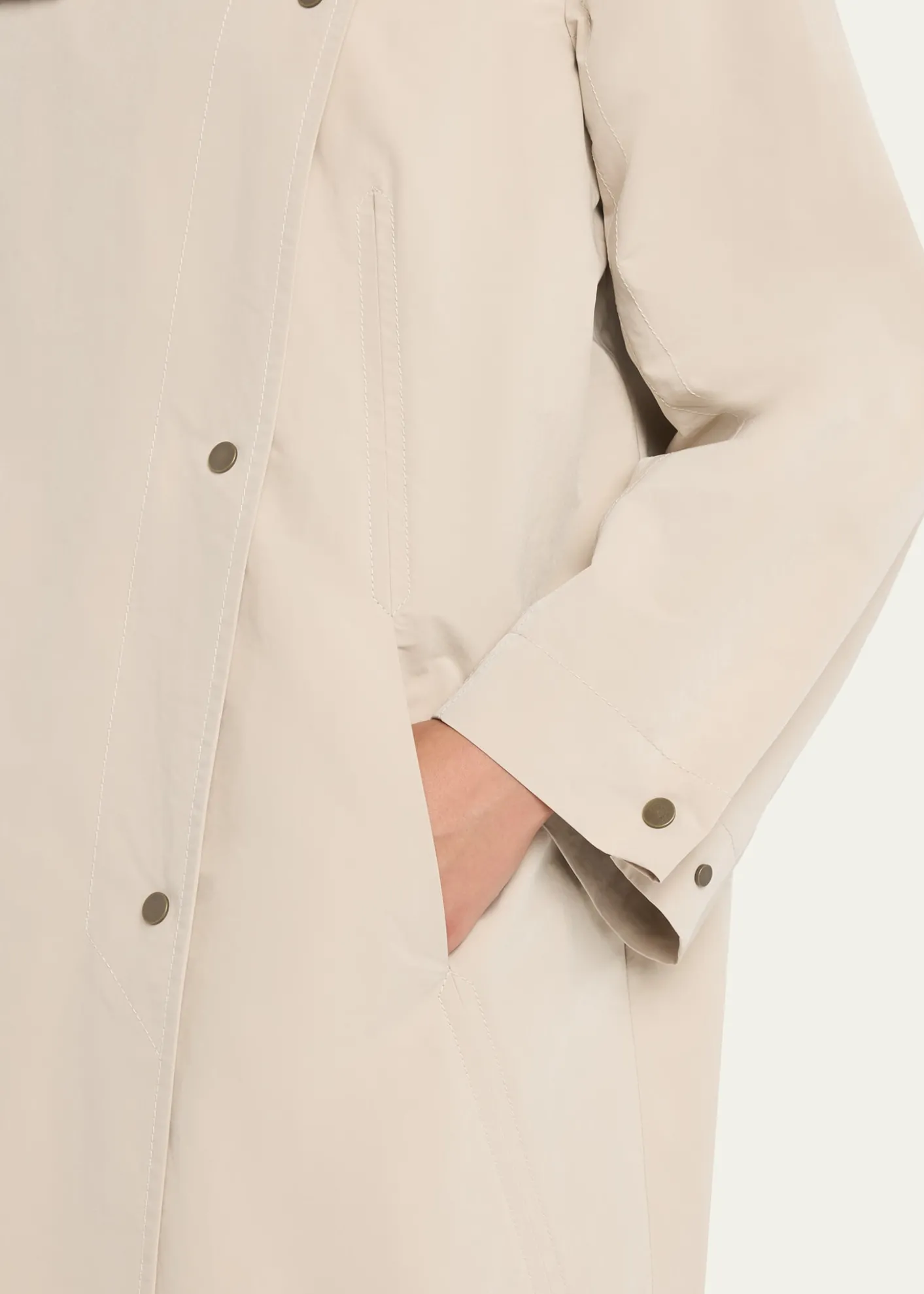 Giorgio ArmaniTechno Long Trench Coat