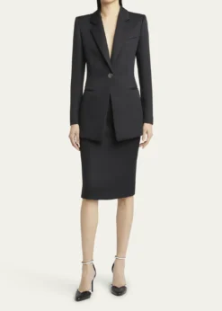 Giorgio ArmaniTechno Scuba One-Button Blazer