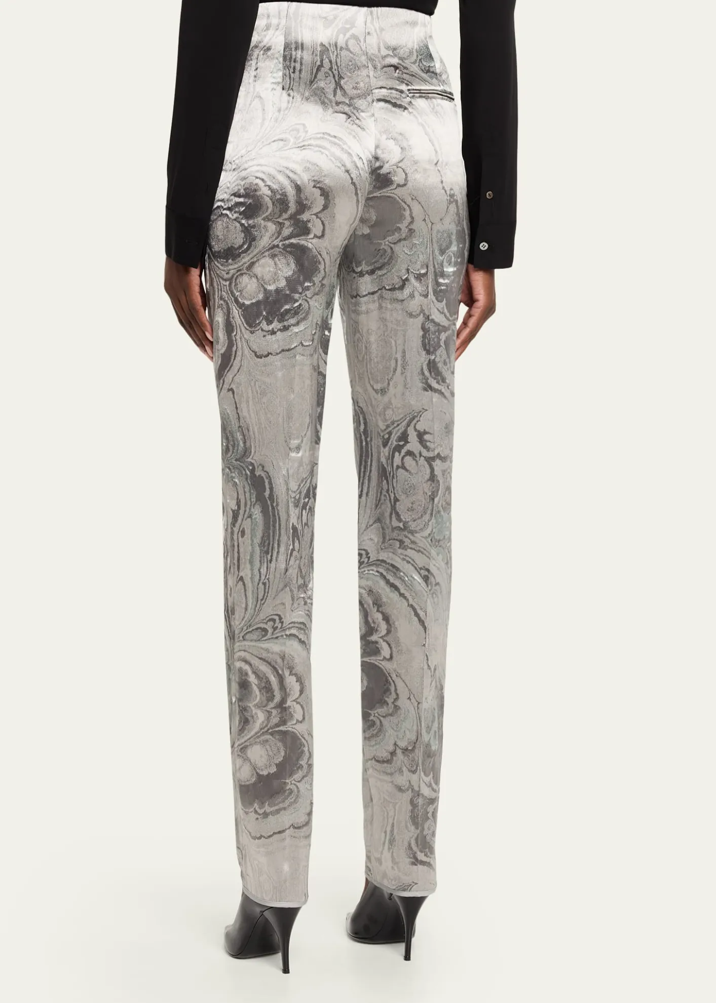 Giorgio ArmaniVirgin Wool Marbled Trousers