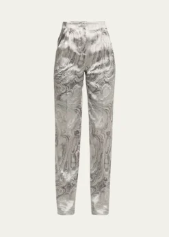 Giorgio ArmaniVirgin Wool Marbled Trousers
