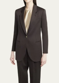 Giorgio ArmaniVirgin Wool Single-Breasted Blazer