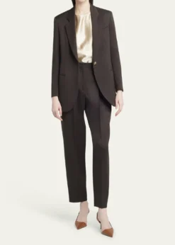 Giorgio ArmaniVirgin Wool Single-Breasted Blazer