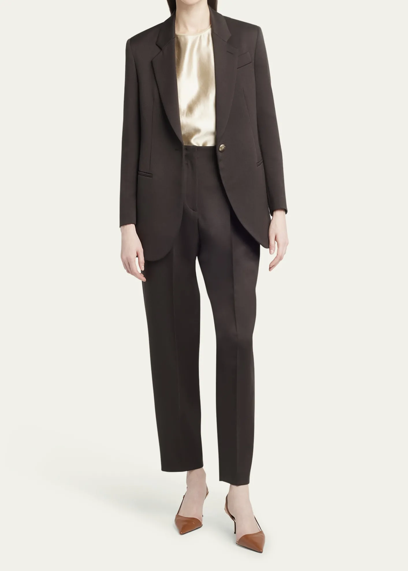 Giorgio ArmaniVirgin Wool Single-Breasted Blazer