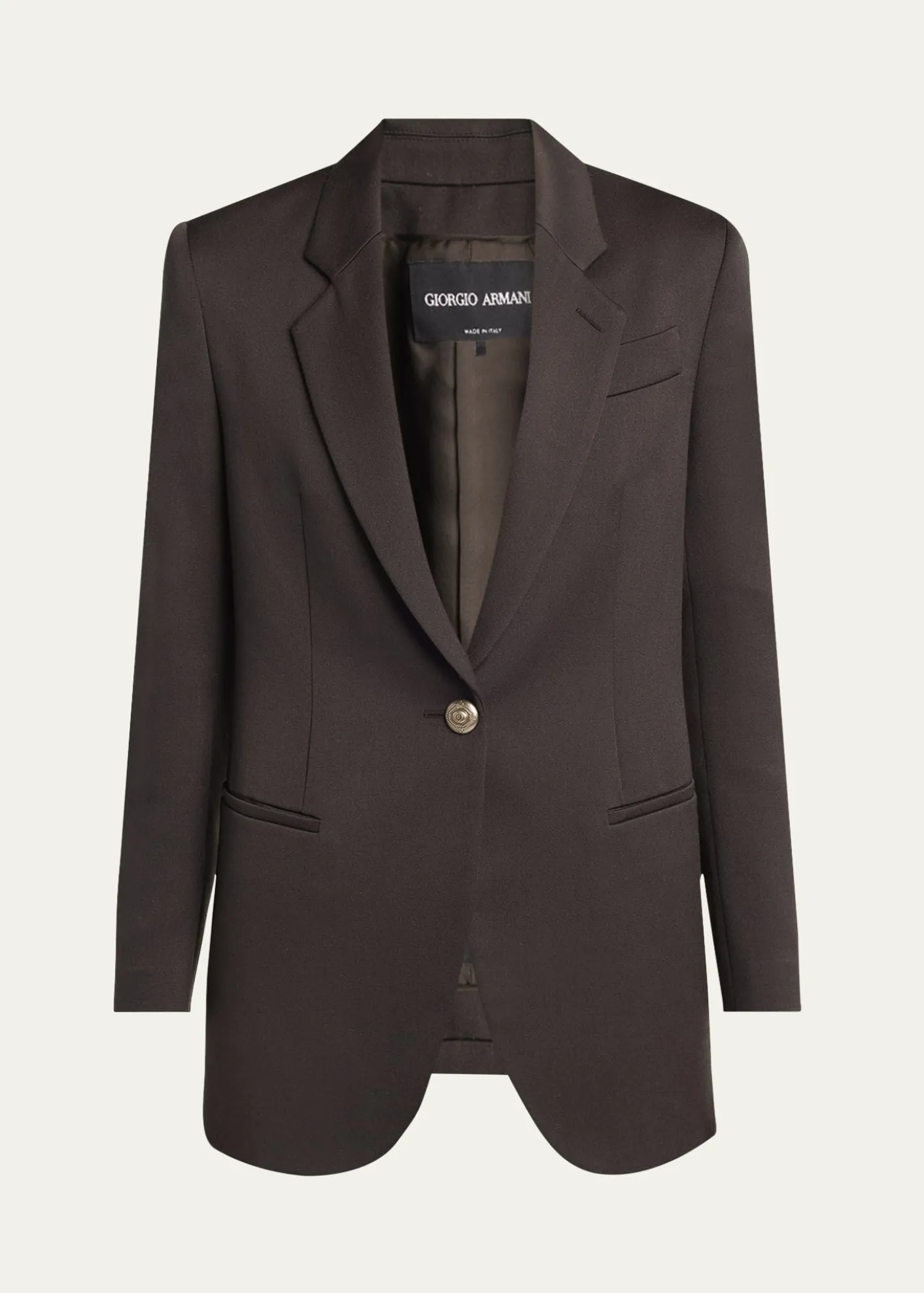 Giorgio ArmaniVirgin Wool Single-Breasted Blazer