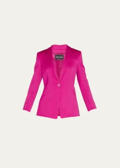 Giorgio ArmaniVirgin Wool Tuxedo Blazer