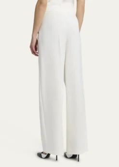 Giorgio ArmaniWide Leg Silk Cady Trousers