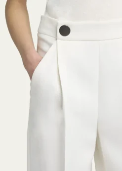 Giorgio ArmaniWide Leg Silk Cady Trousers