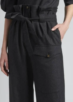 Giorgio ArmaniZip-Hem Skinny-Leg Jersey Pants