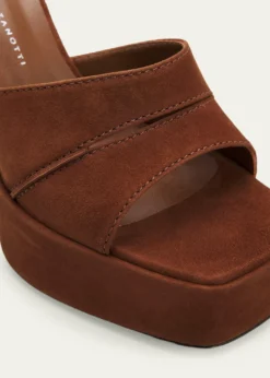 Giuseppe Zanotti115mm Suede Platform Slide Sandals