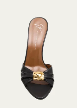Giuseppe ZanottiNappa Leather Gem Sandals