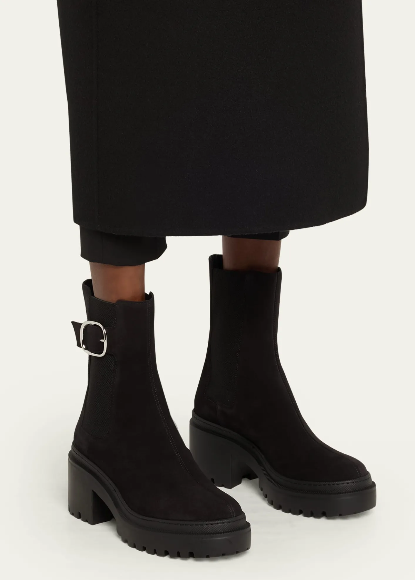 Giuseppe ZanottiPlatform Suede Chelsea Boots