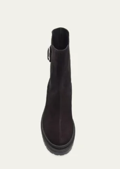 Giuseppe ZanottiPlatform Suede Chelsea Boots