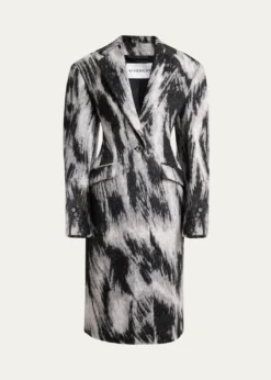 GivenchyAnimal Cocoon Coat