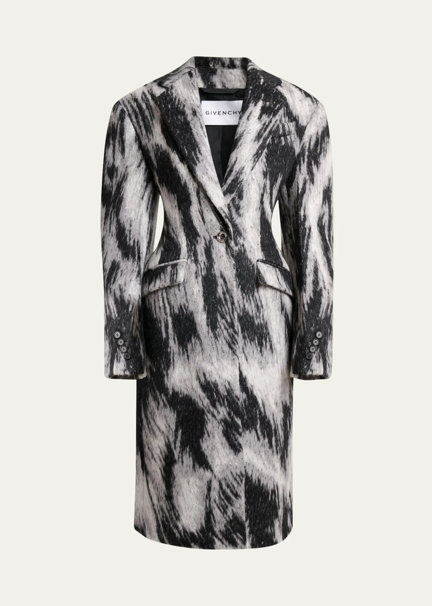 GivenchyAnimal Cocoon Coat