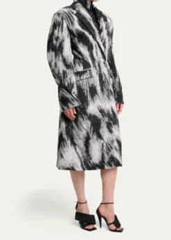 GivenchyAnimal Cocoon Coat