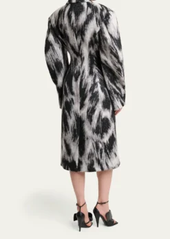 GivenchyAnimal Cocoon Coat