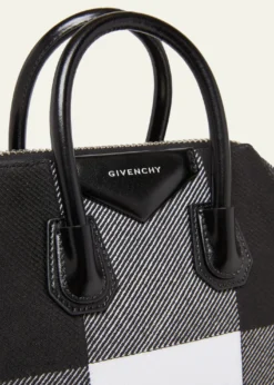 GivenchyAntigona Check Top-Handle Bag