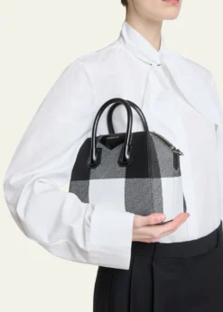 GivenchyAntigona Check Top-Handle Bag