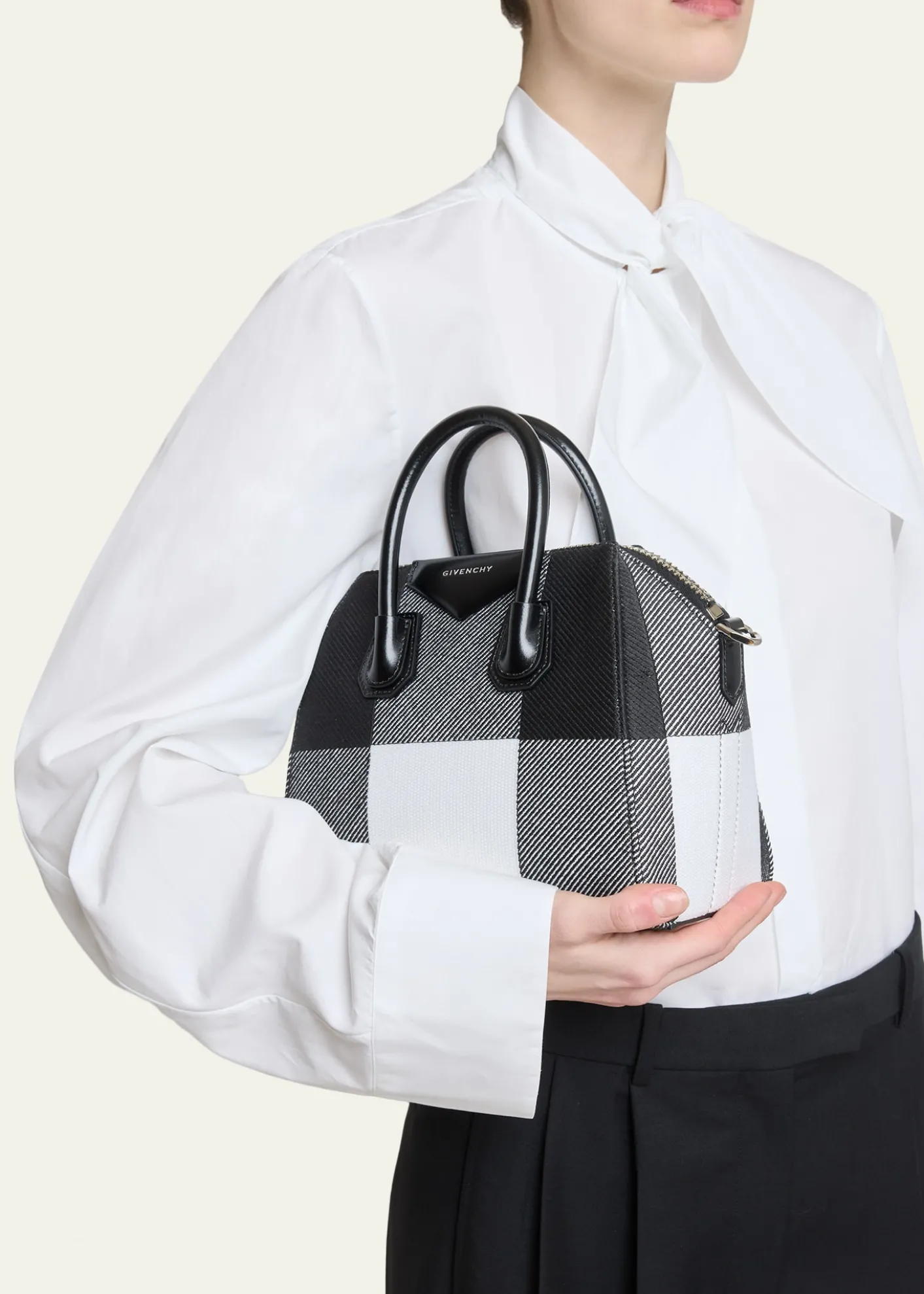 GivenchyAntigona Check Top-Handle Bag