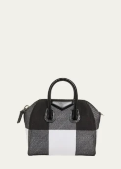 GivenchyAntigona Check Top-Handle Bag