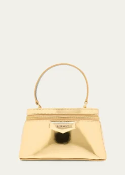GivenchyAntigona Metallic Leather Vanity Bag