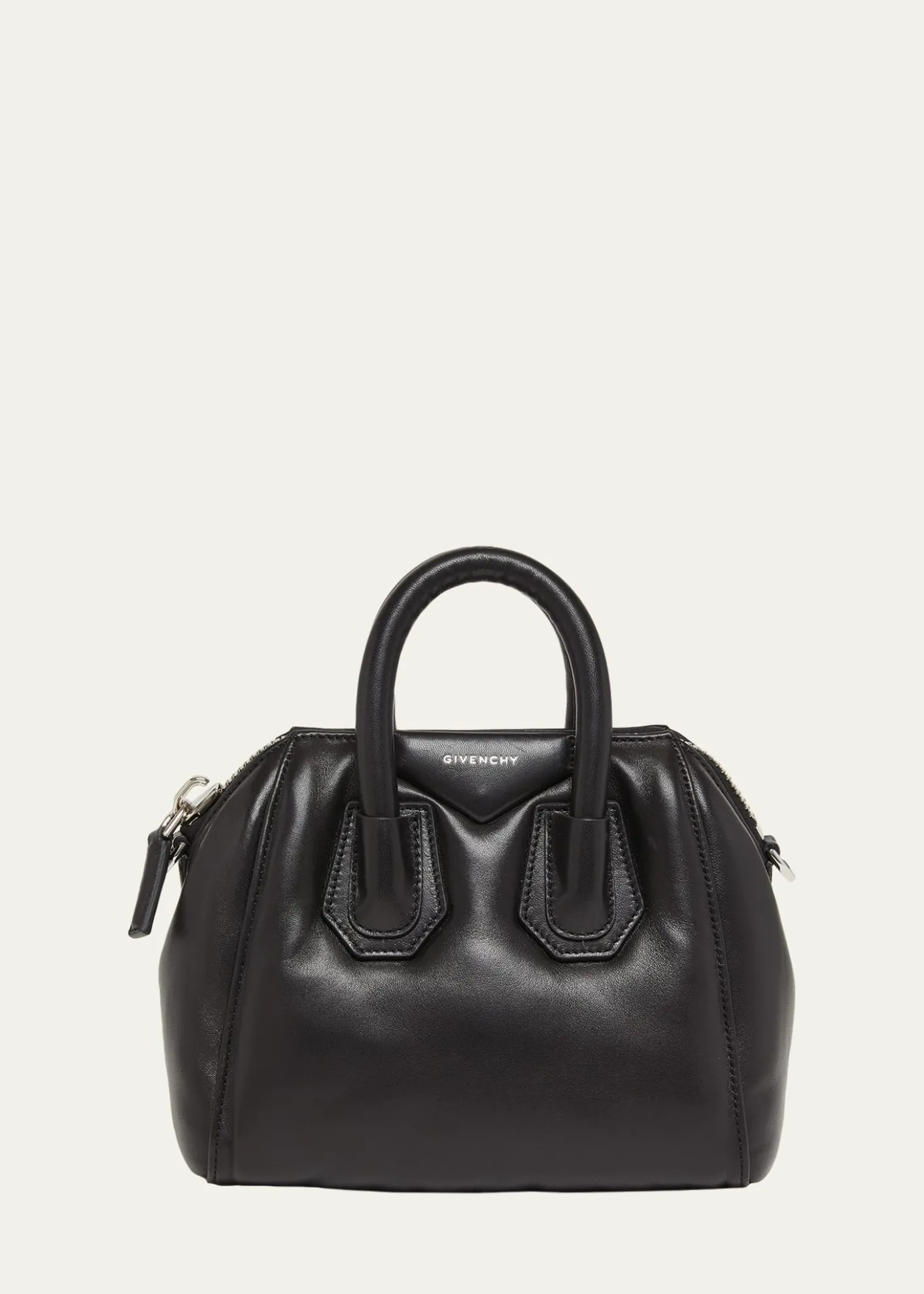 GivenchyAntigona Puffy Top-Handle Bag in Leather