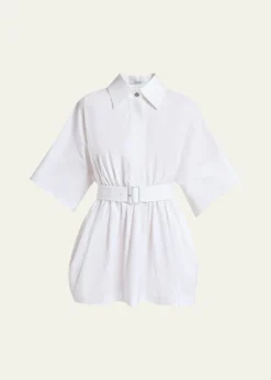GivenchyCinched Waist Mini Shirtdress