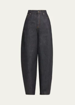 GivenchyDenim Barrel-Leg Cocoon Pants
