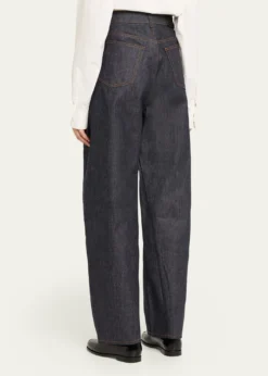 GivenchyDenim Barrel-Leg Cocoon Pants
