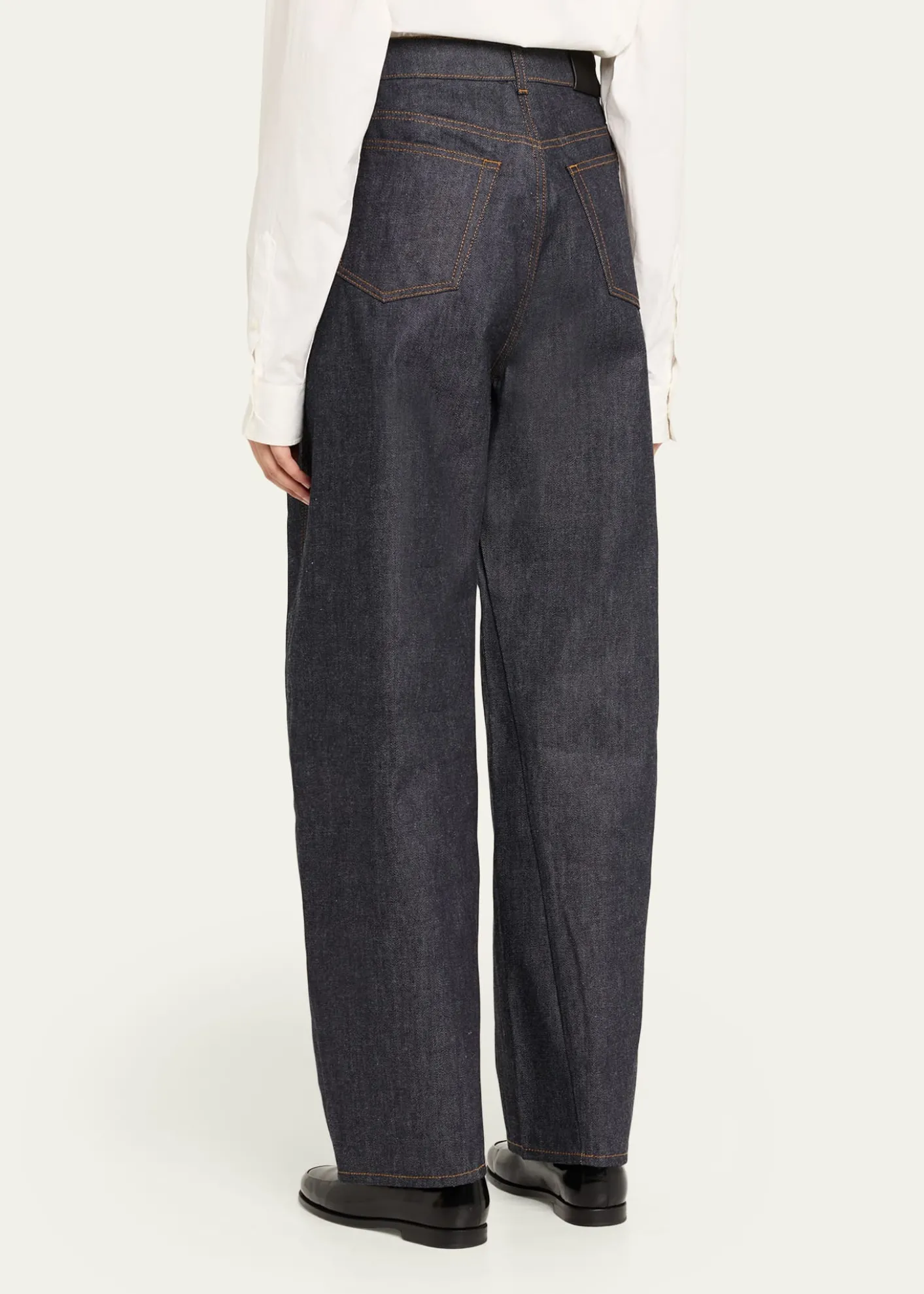 GivenchyDenim Barrel-Leg Cocoon Pants