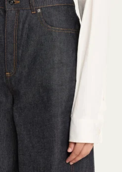 GivenchyDenim Barrel-Leg Cocoon Pants