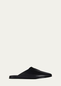 GivenchyLabel Leather Mules