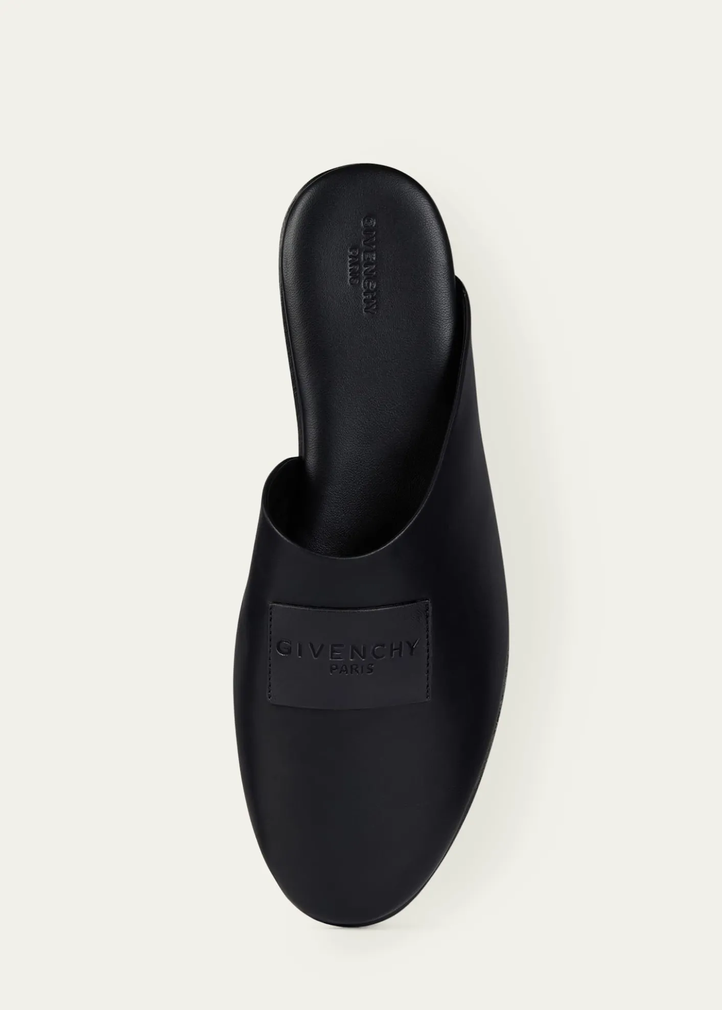 GivenchyLabel Leather Mules