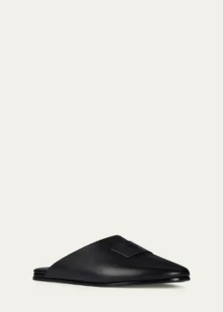 GivenchyLabel Leather Mules