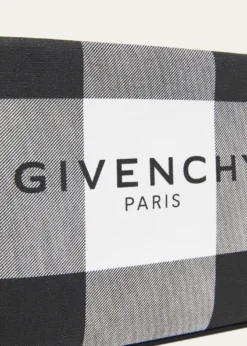 GivenchyLogo Check Pouch Bag