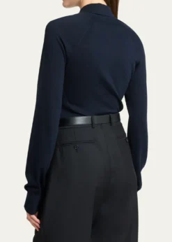 GivenchyLong Sleeve Polo Shirt