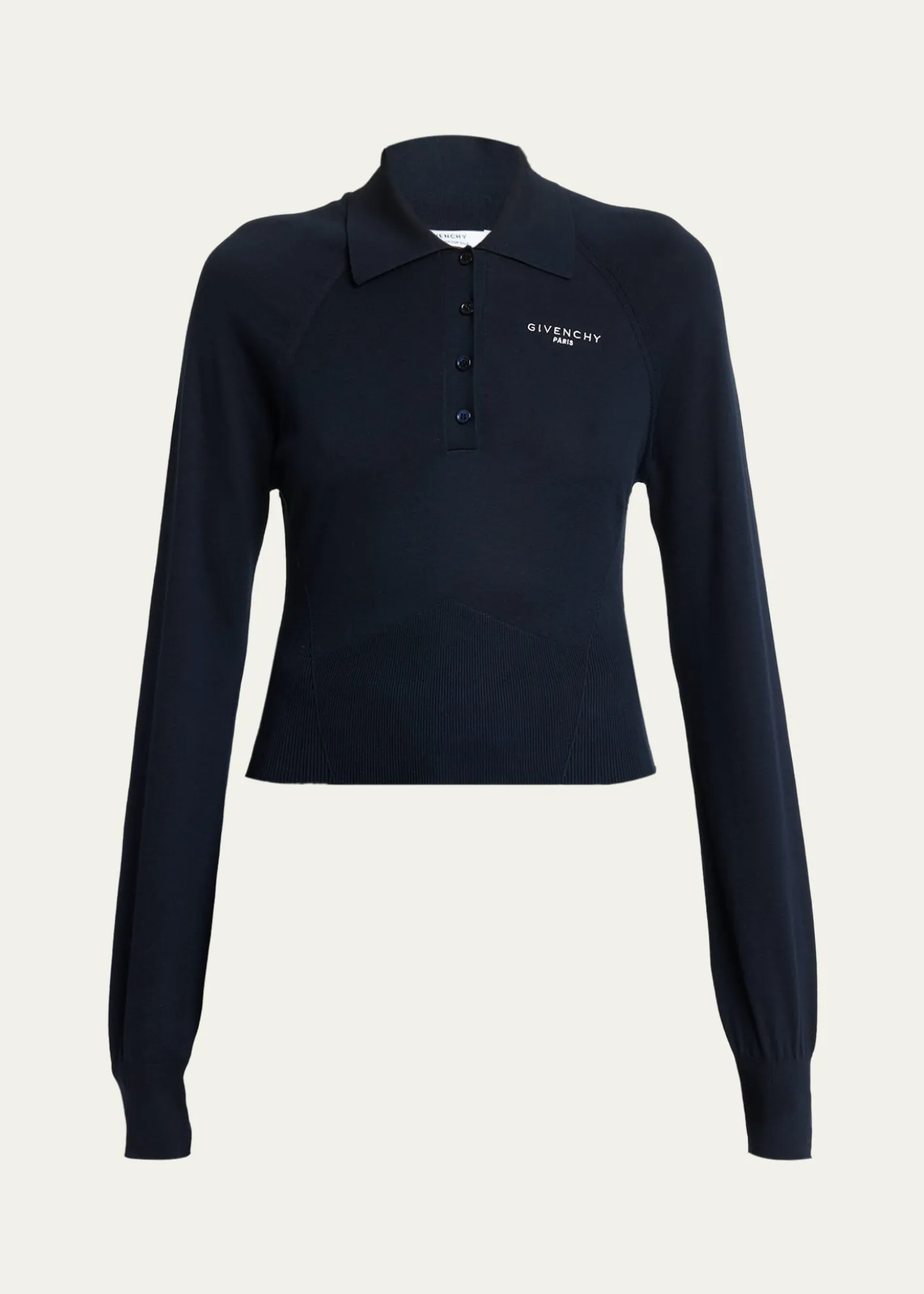 GivenchyLong Sleeve Polo Shirt