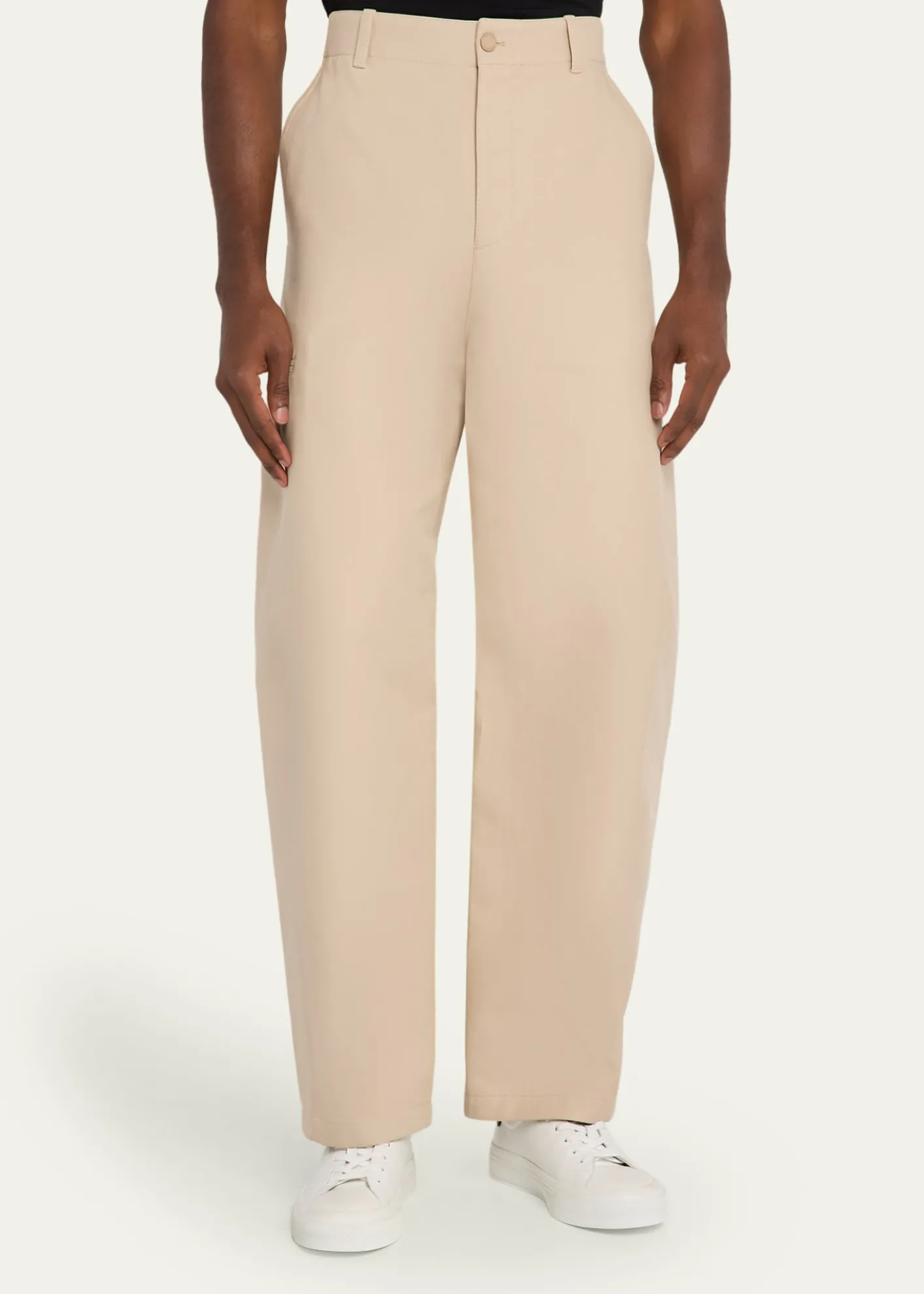 GivenchyMen's Cotton Gabardine Wide-Leg Pants