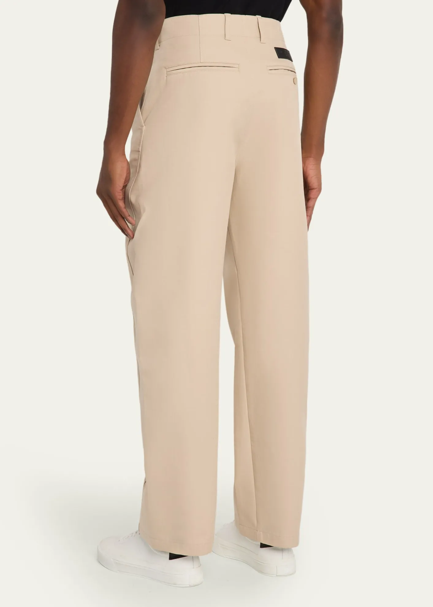 GivenchyMen's Cotton Gabardine Wide-Leg Pants