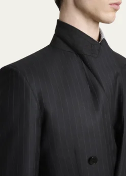 GivenchyMen's Double-Breasted Pinstripe Sport Coat