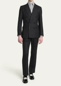 GivenchyMen's Double-Breasted Pinstripe Sport Coat