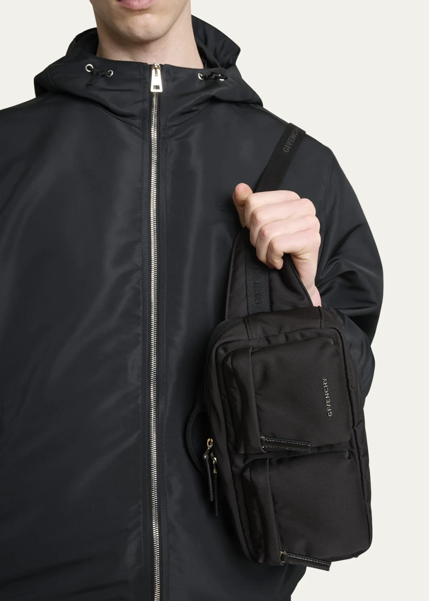 GivenchyMen's Essential U Nylon Belt Bag