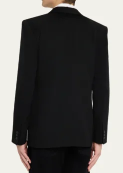 GivenchyMen's Fitted Wool Raw-Edge Two-Button Blazer