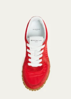 GivenchyMen's Glide Nylon/Suede Low-Top Runner Sneakers