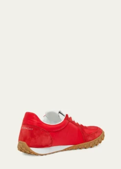 GivenchyMen's Glide Nylon/Suede Low-Top Runner Sneakers