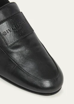 GivenchyMen's Label Leather Foldable Loafers