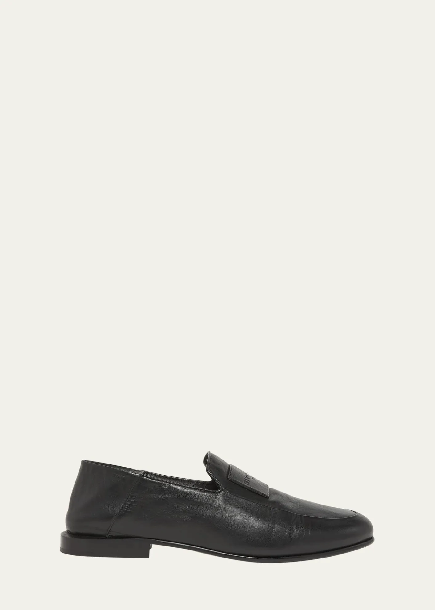 GivenchyMen's Label Leather Foldable Loafers