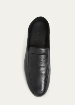 GivenchyMen's Label Leather Foldable Loafers