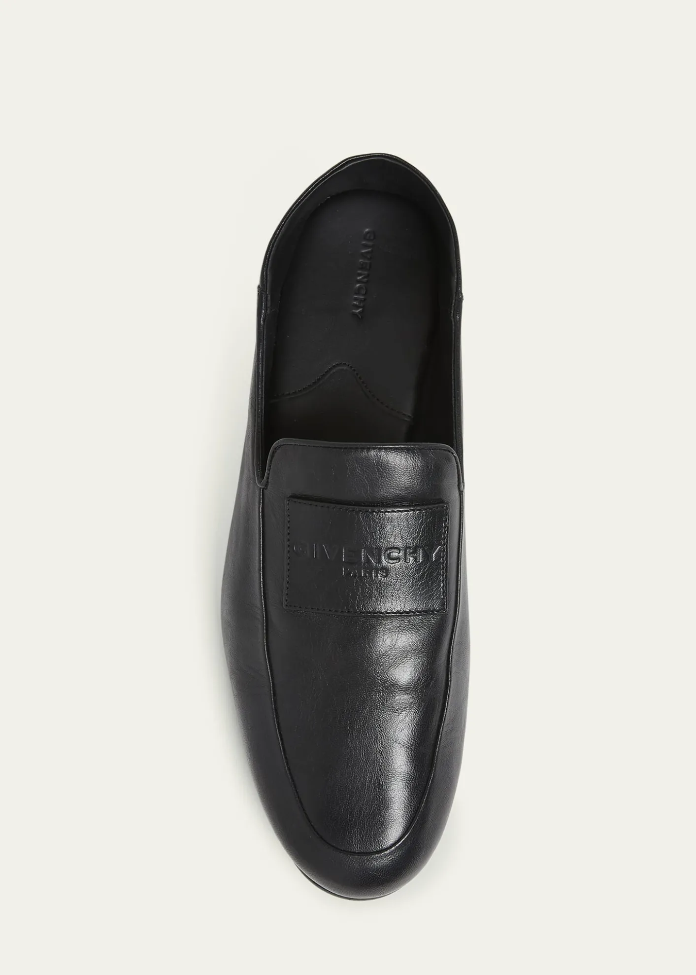 GivenchyMen's Label Leather Foldable Loafers